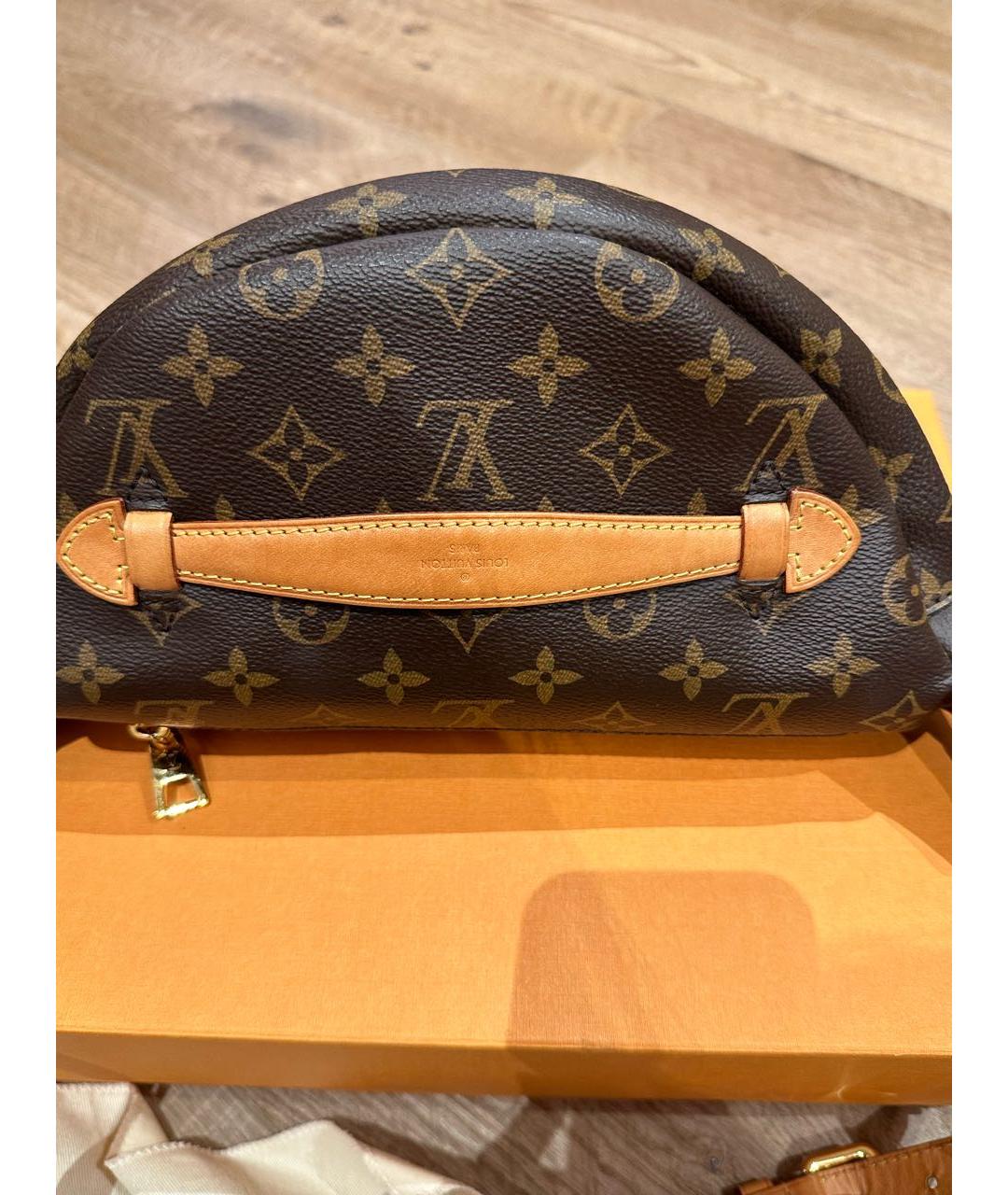 LOUIS VUITTON Коричневая поясная сумка, фото 3