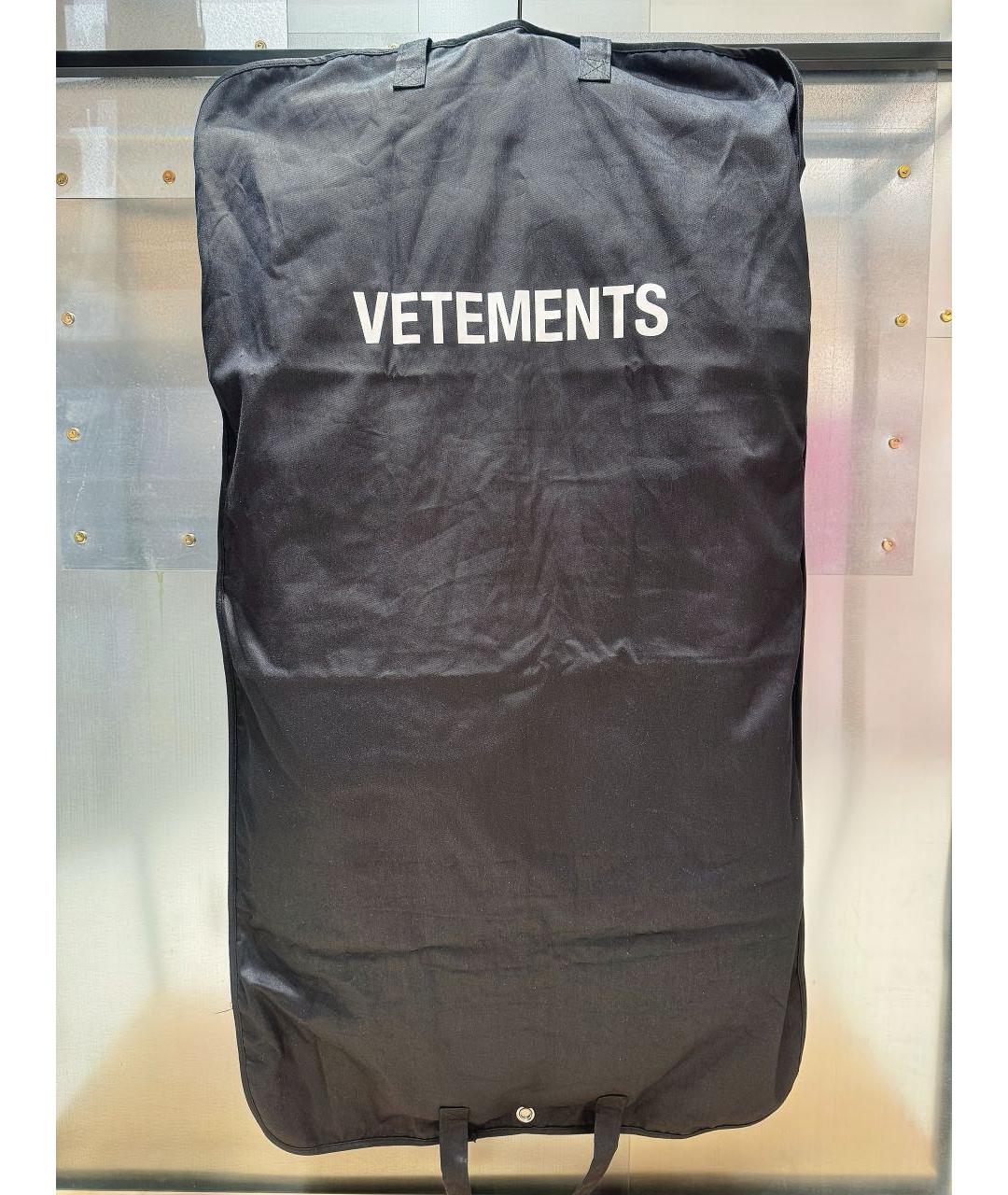 VETEMENTS Синяя деним дубленка, фото 8