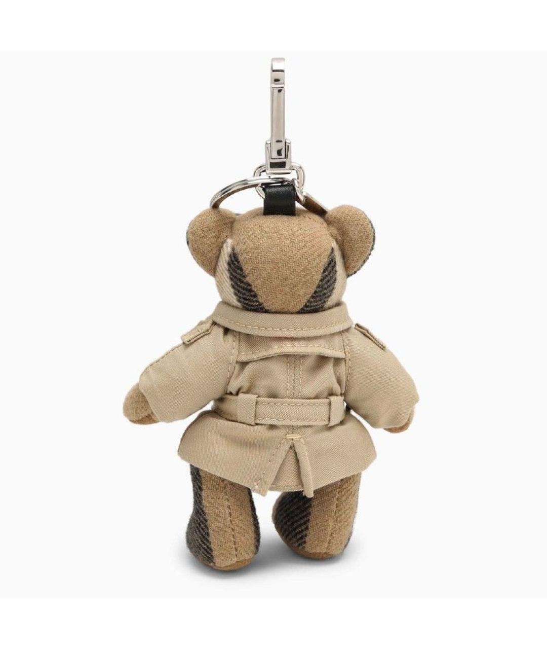 BURBERRY Бежевый брелок, фото 2