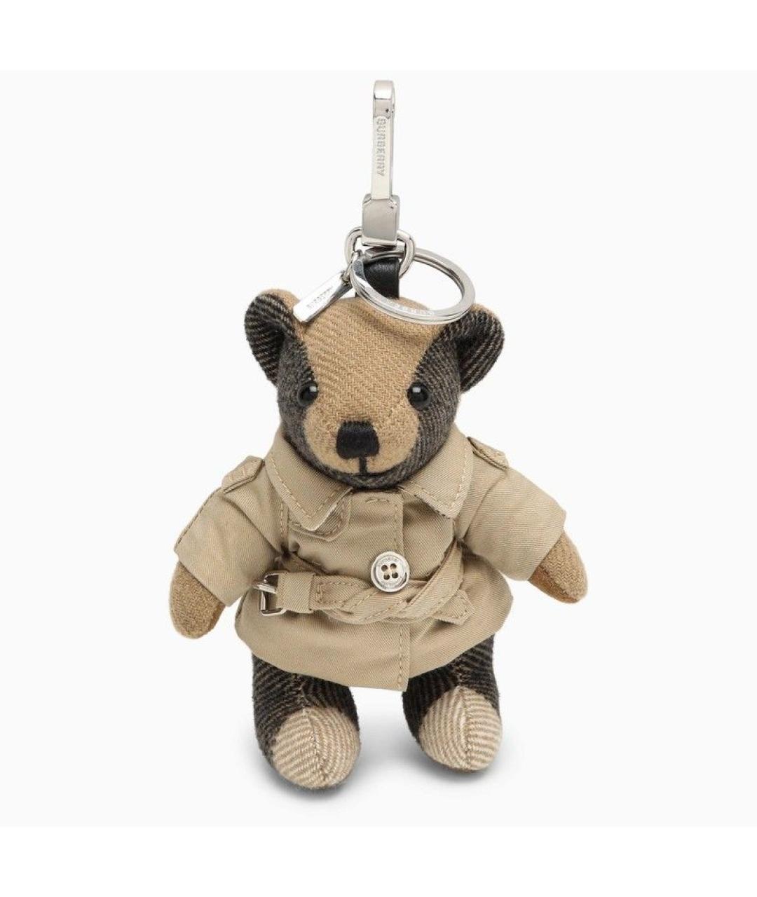 BURBERRY Бежевый брелок, фото 4