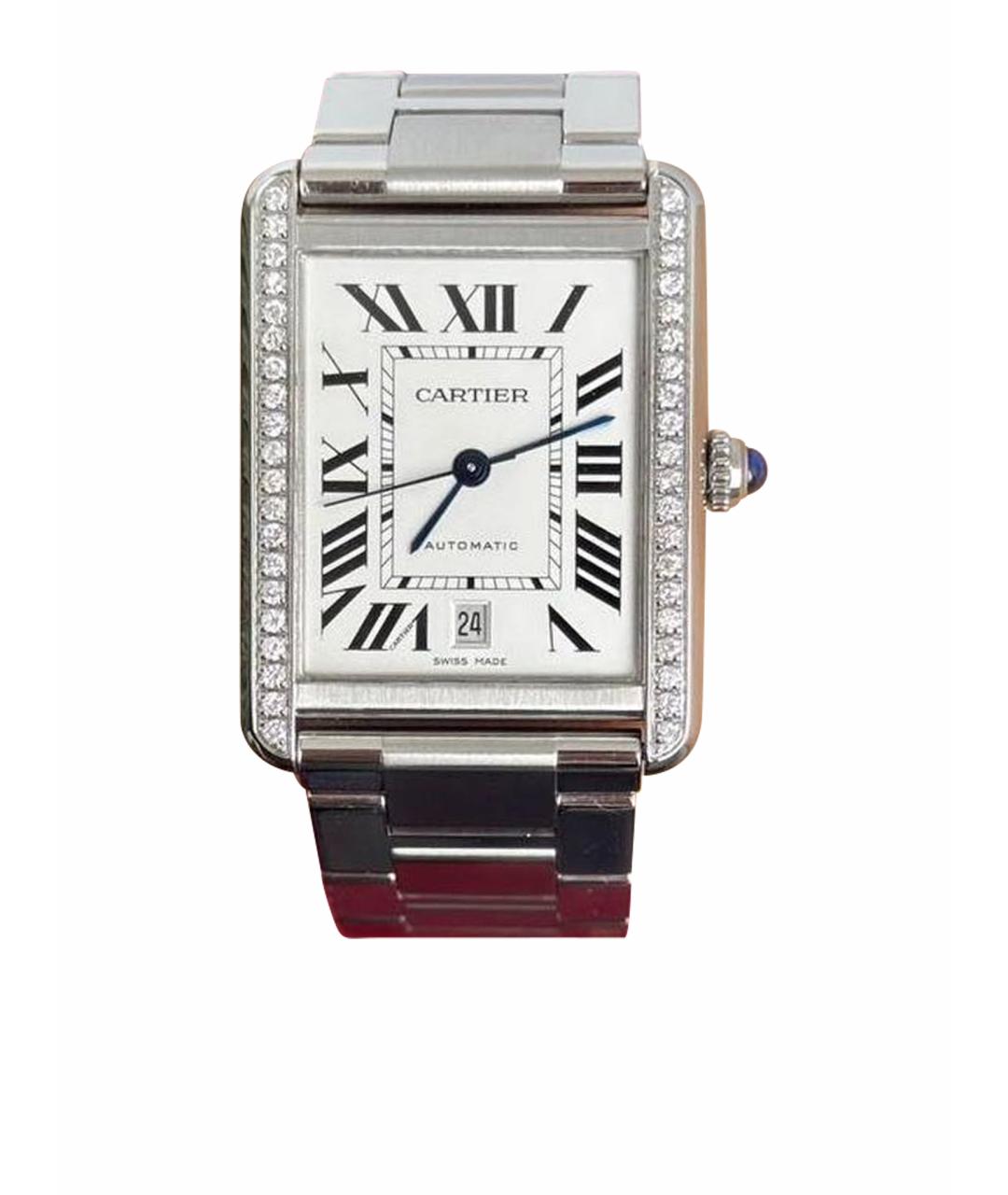 CARTIER Белые часы, фото 1