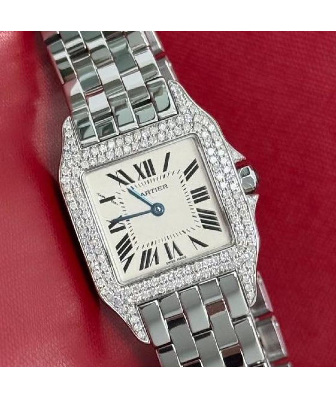 CARTIER Белые часы, фото 2