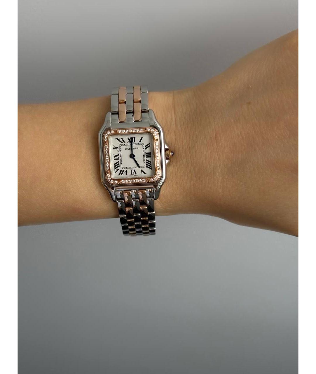 CARTIER Белые часы, фото 7