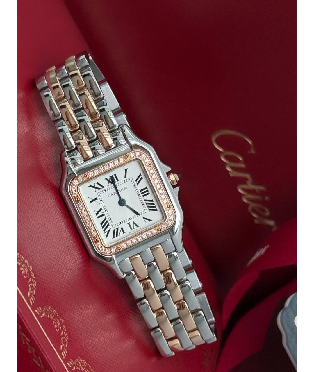 CARTIER Белые часы, фото 9