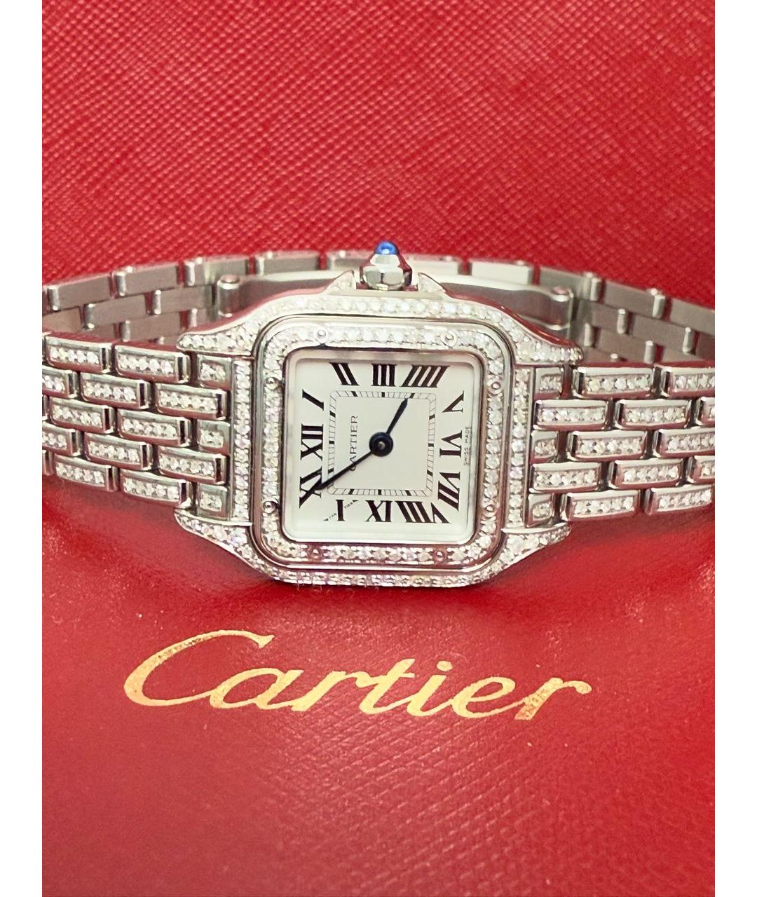 CARTIER Белые часы, фото 4