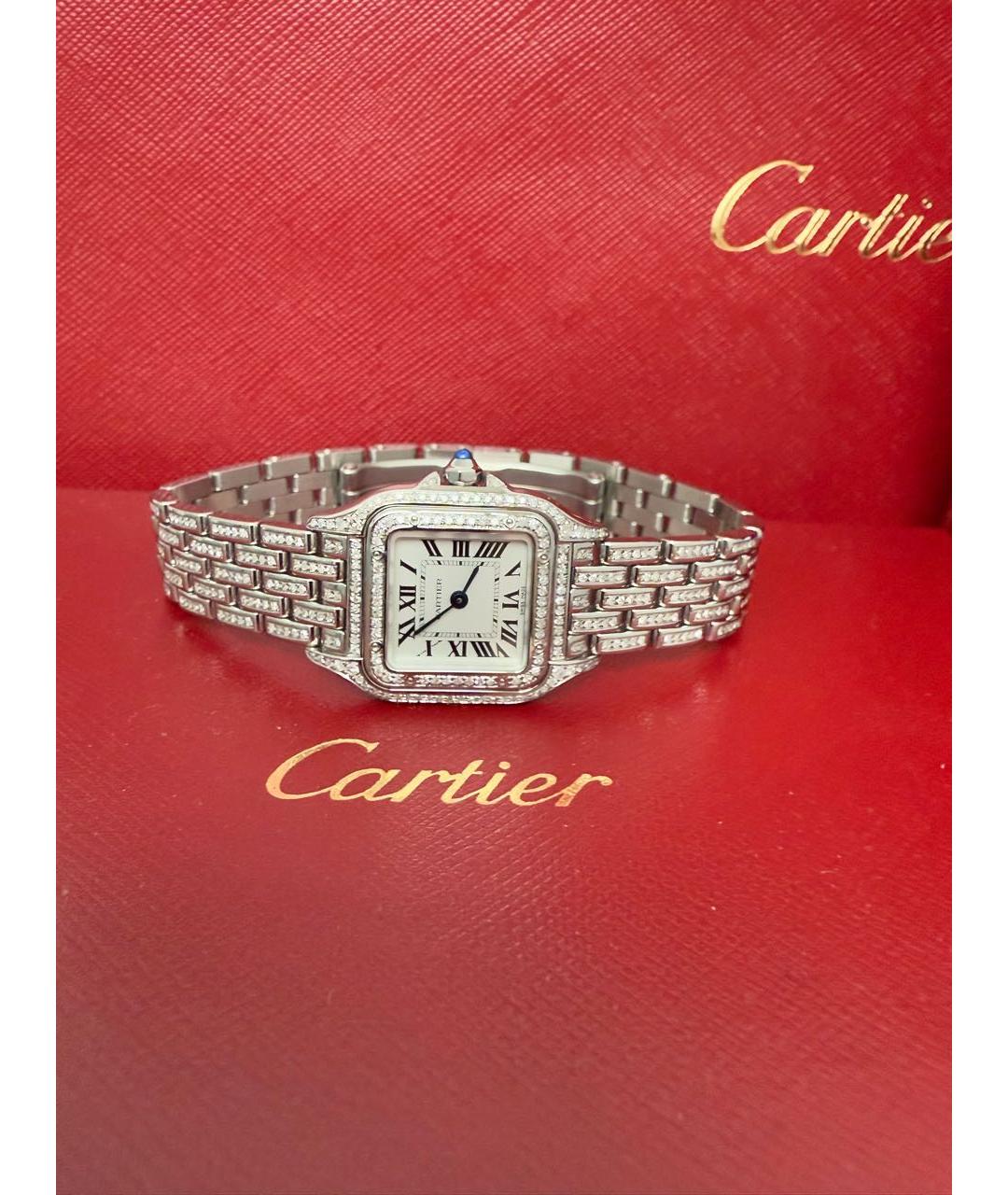 CARTIER Белые часы, фото 3