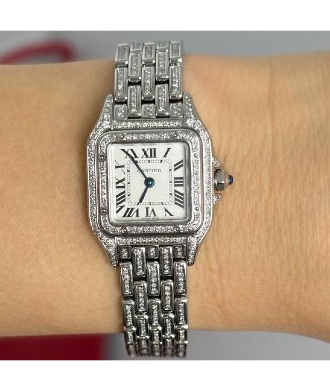 CARTIER Белые часы, фото 9