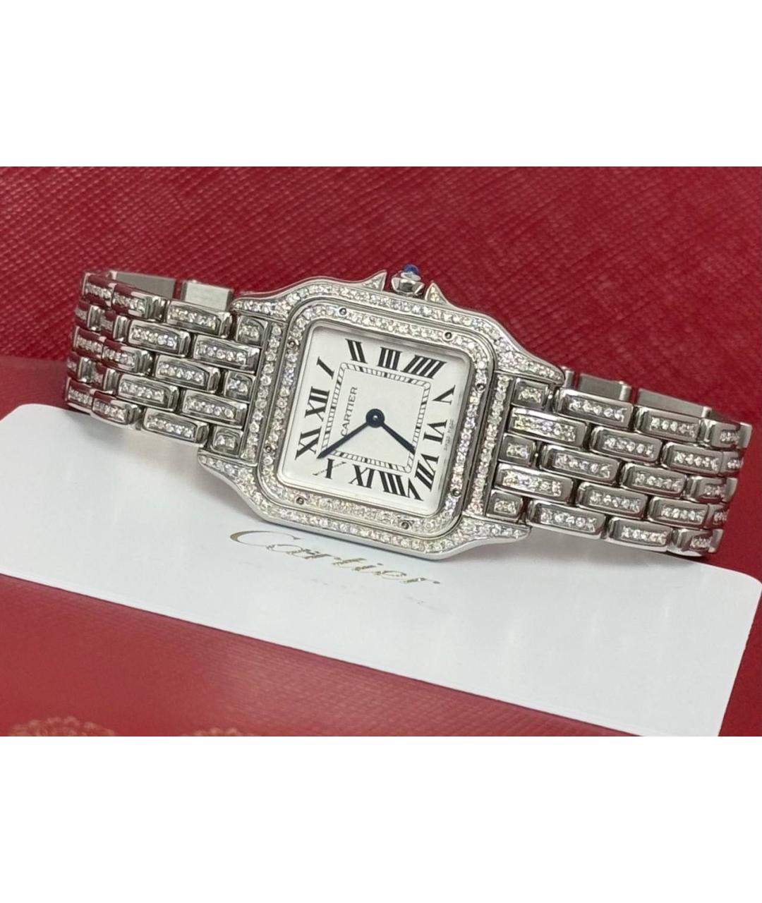 CARTIER Белые часы, фото 8