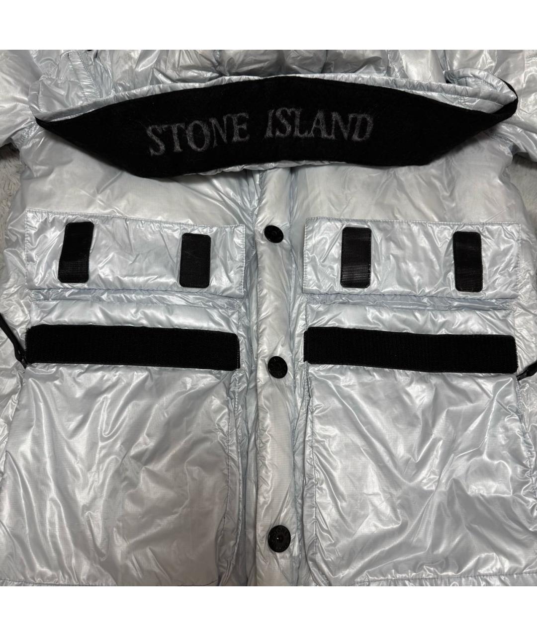 STONE ISLAND Белая парка, фото 6