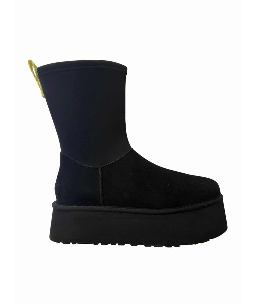 UGG AUSTRALIA Черные ботинки, фото 1