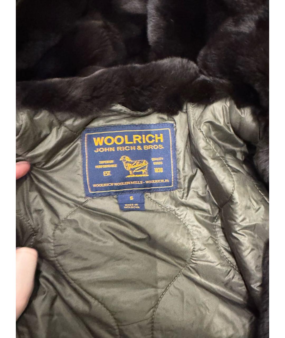 WOOLRICH Хаки куртка, фото 3