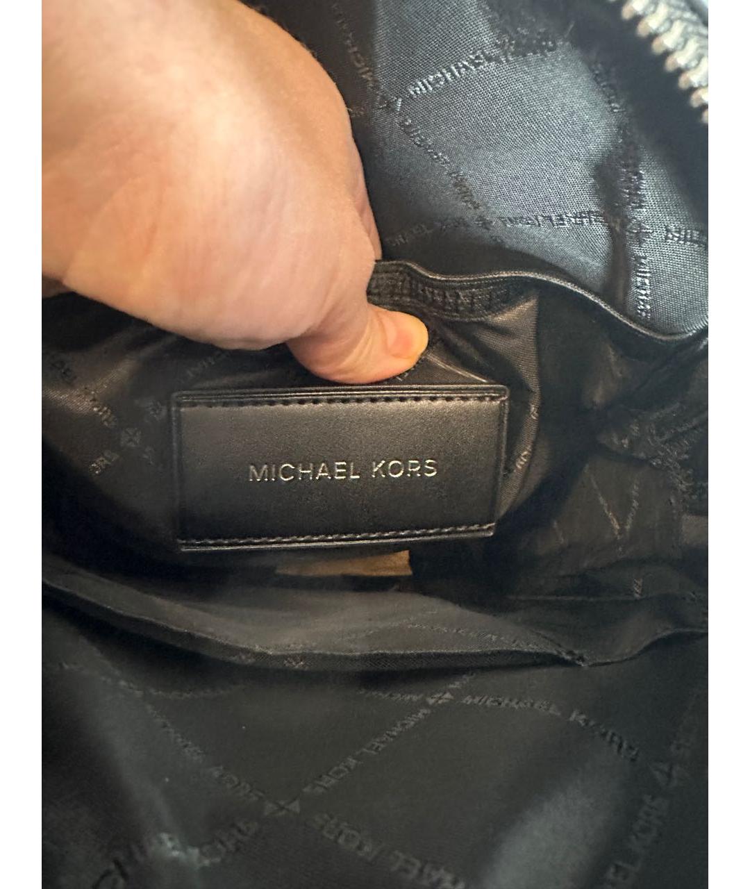 MICHAEL KORS Черная сумка на плечо, фото 5