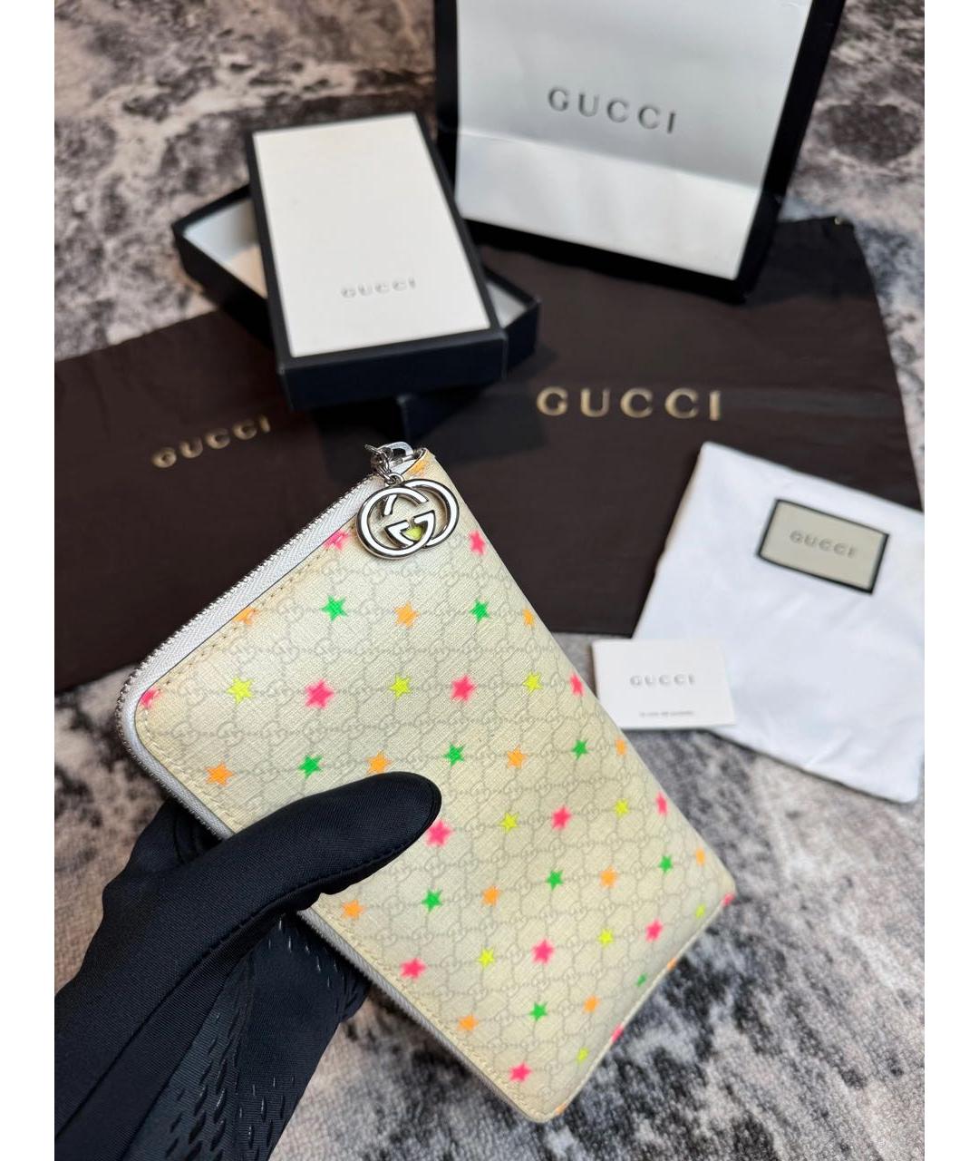 GUCCI Белый кошелек, фото 2