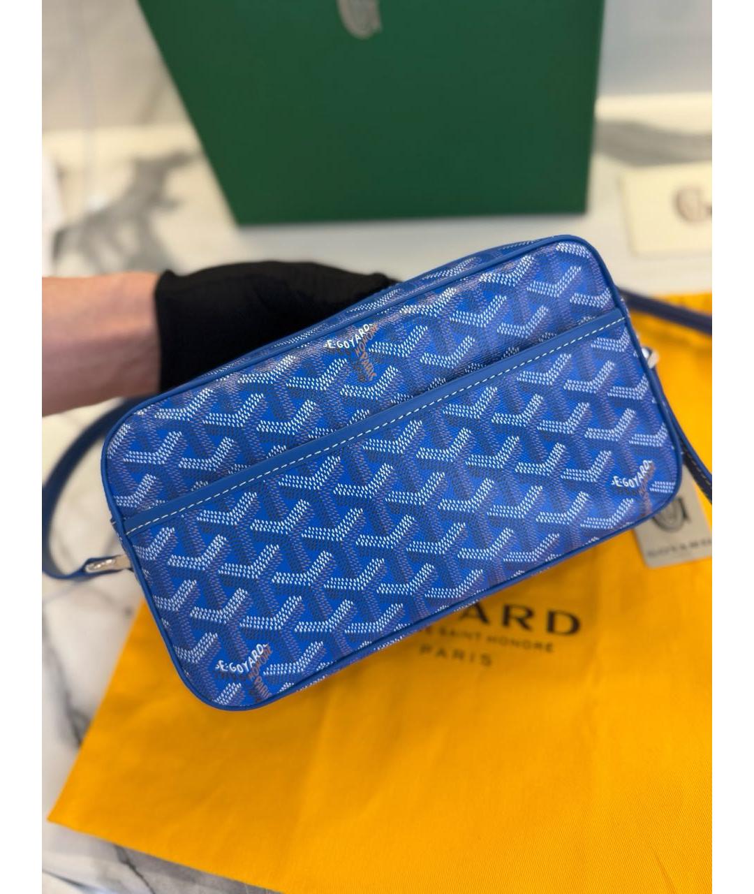 GOYARD Синяя поясная сумка, фото 3