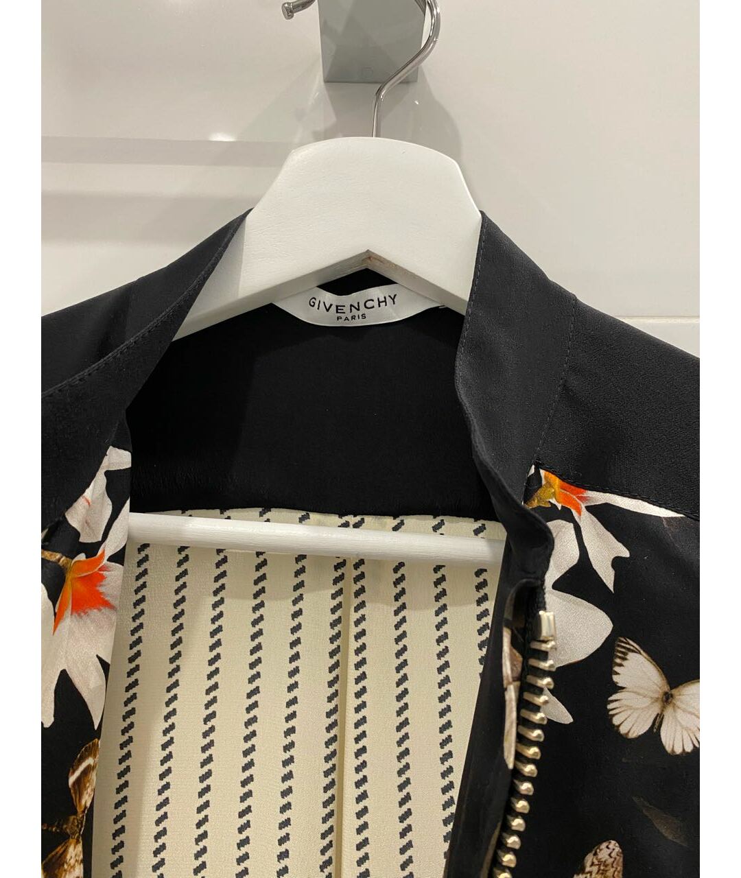 GIVENCHY Бежевое шелковое повседневное платье, фото 3