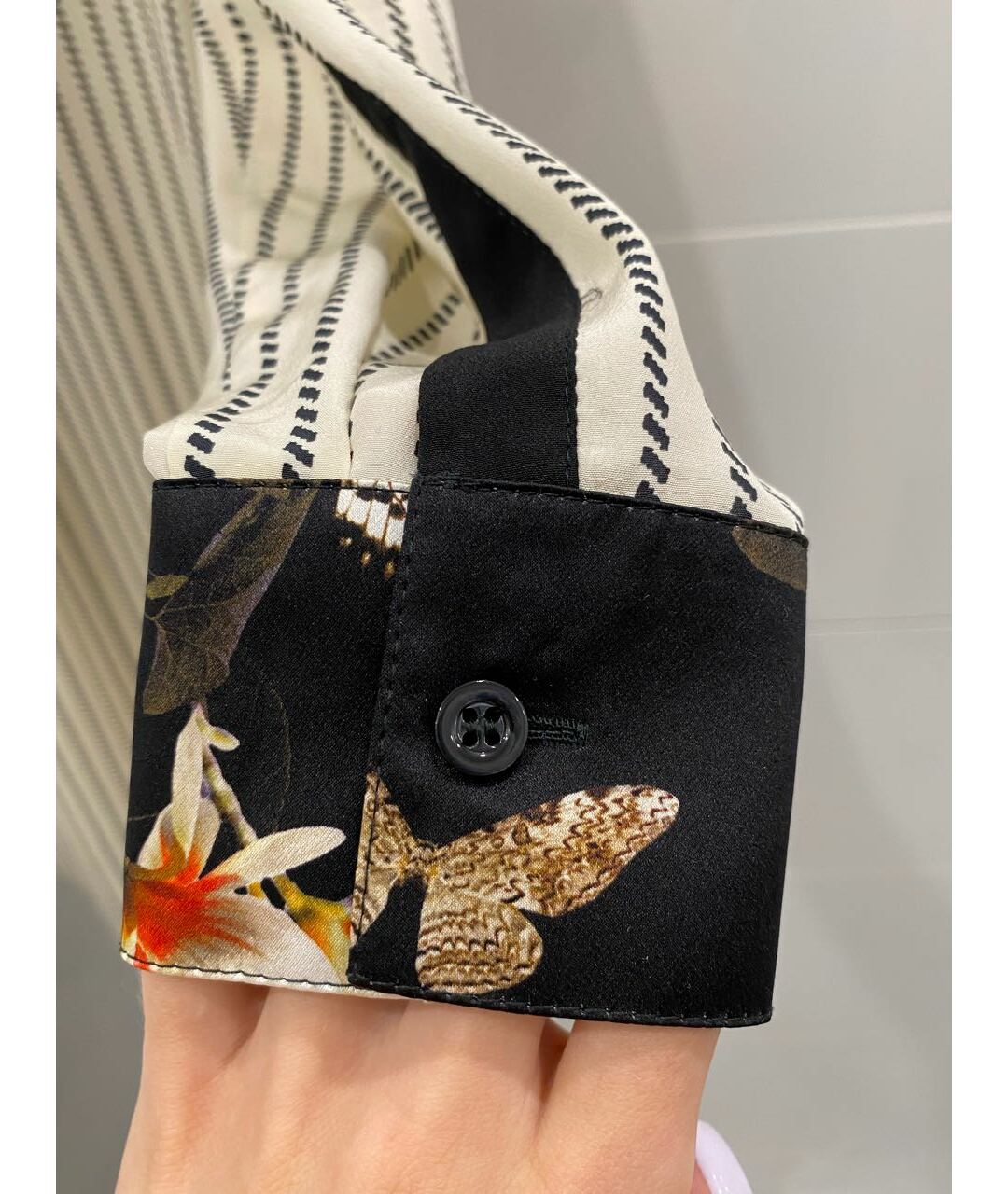 GIVENCHY Бежевое шелковое повседневное платье, фото 8