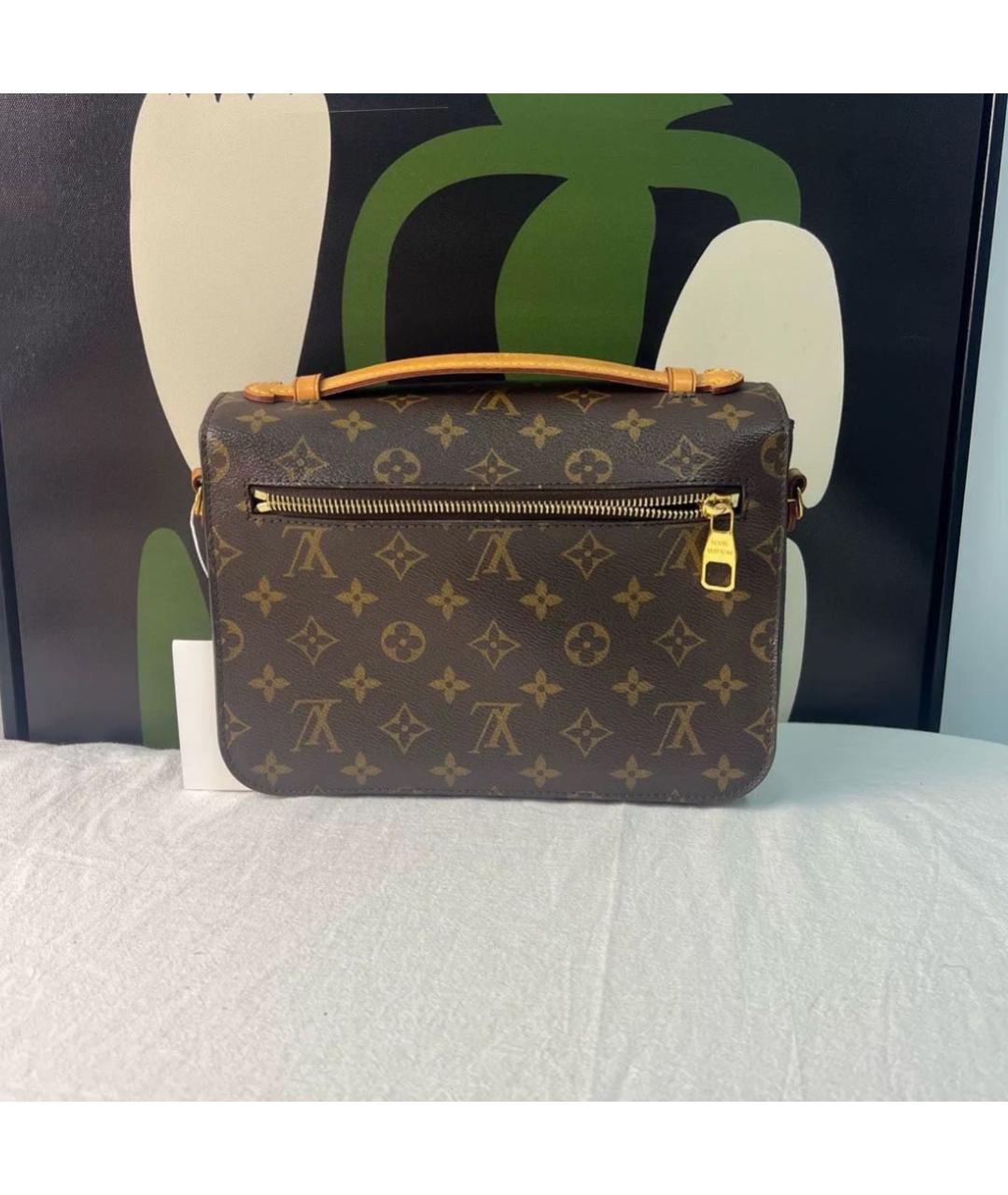 LOUIS VUITTON Коричневая сумка через плечо, фото 3