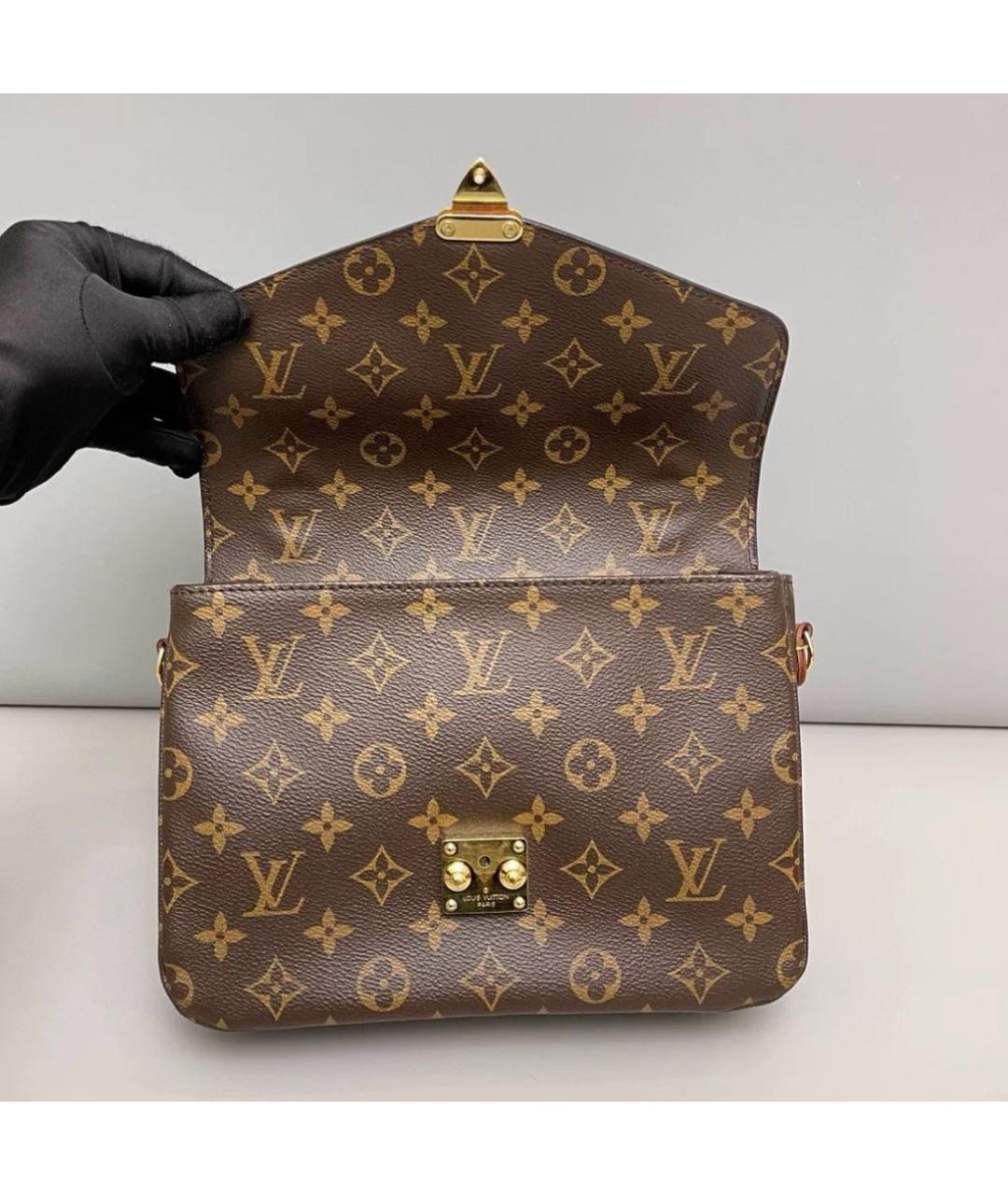 LOUIS VUITTON Коричневая сумка через плечо, фото 8