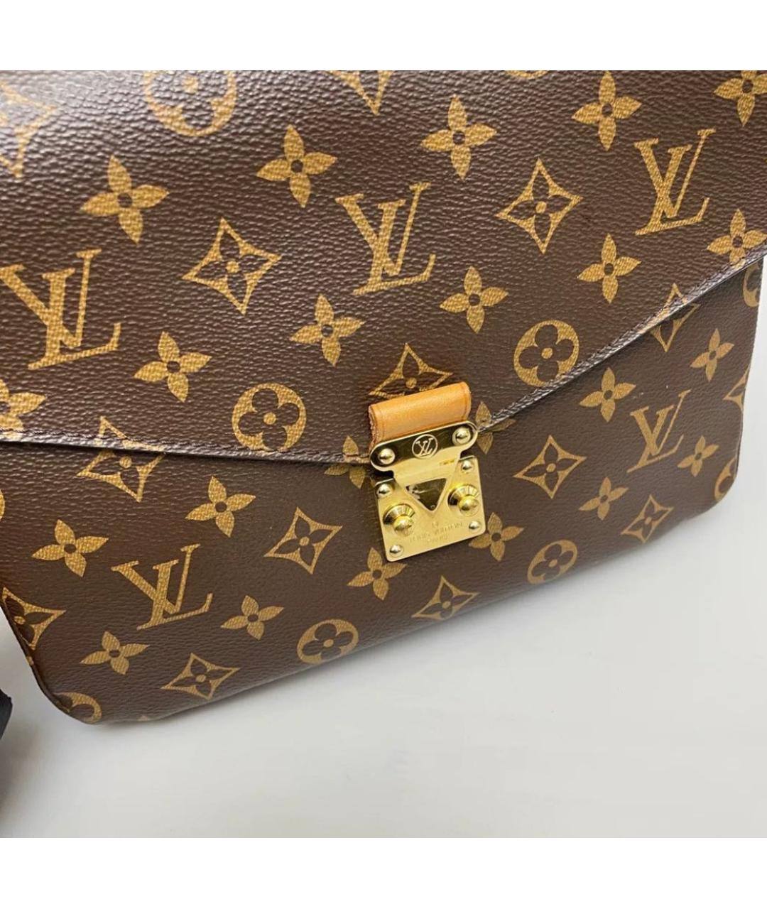 LOUIS VUITTON Коричневая сумка через плечо, фото 4