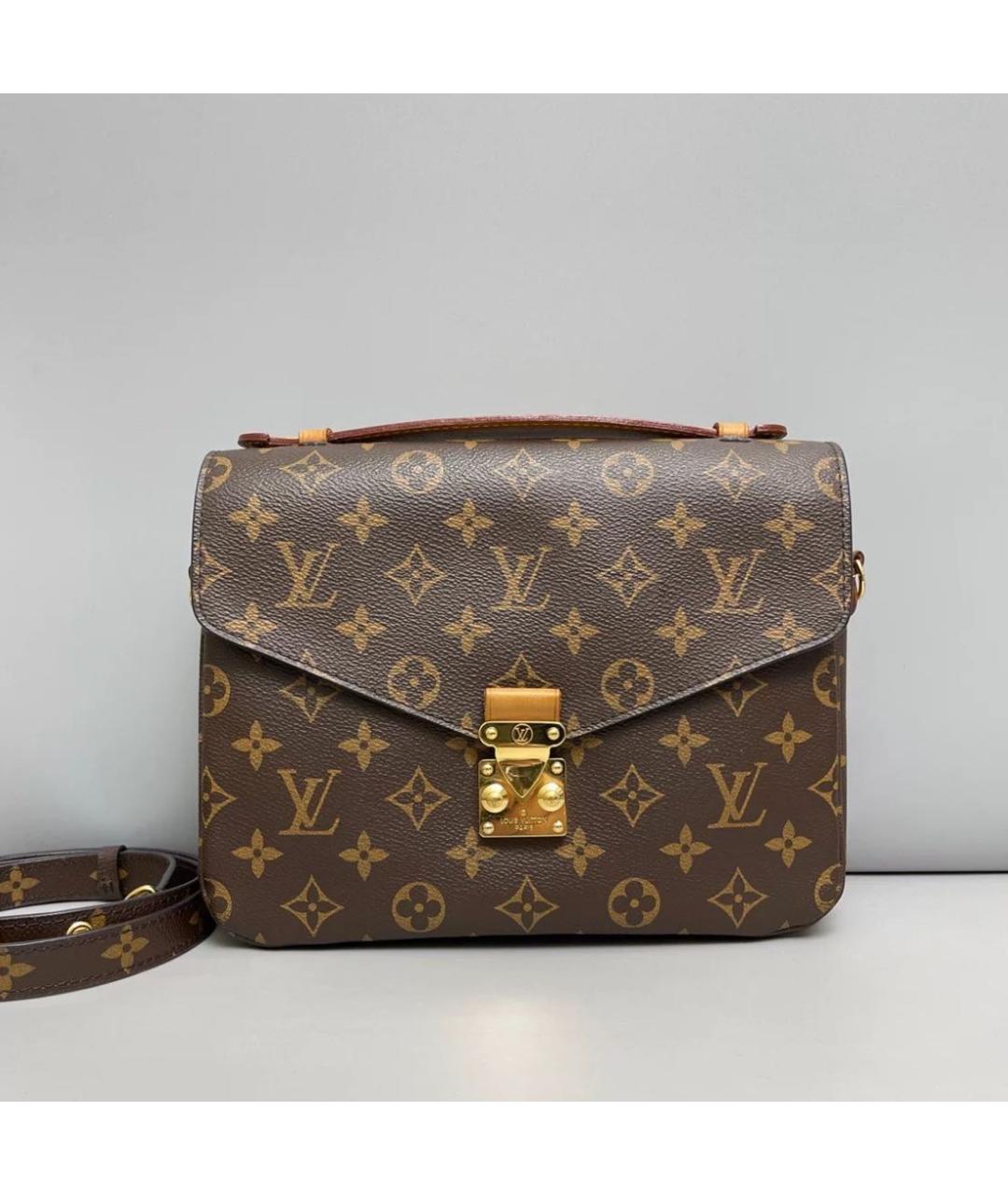 LOUIS VUITTON Коричневая сумка через плечо, фото 2