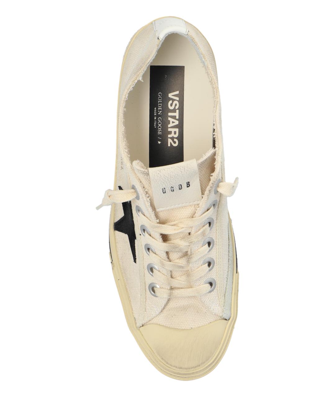 GOLDEN GOOSE Белые текстильные кеды, фото 4