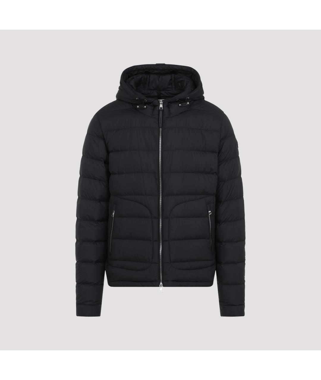 MONCLER Черный пуховик, фото 2