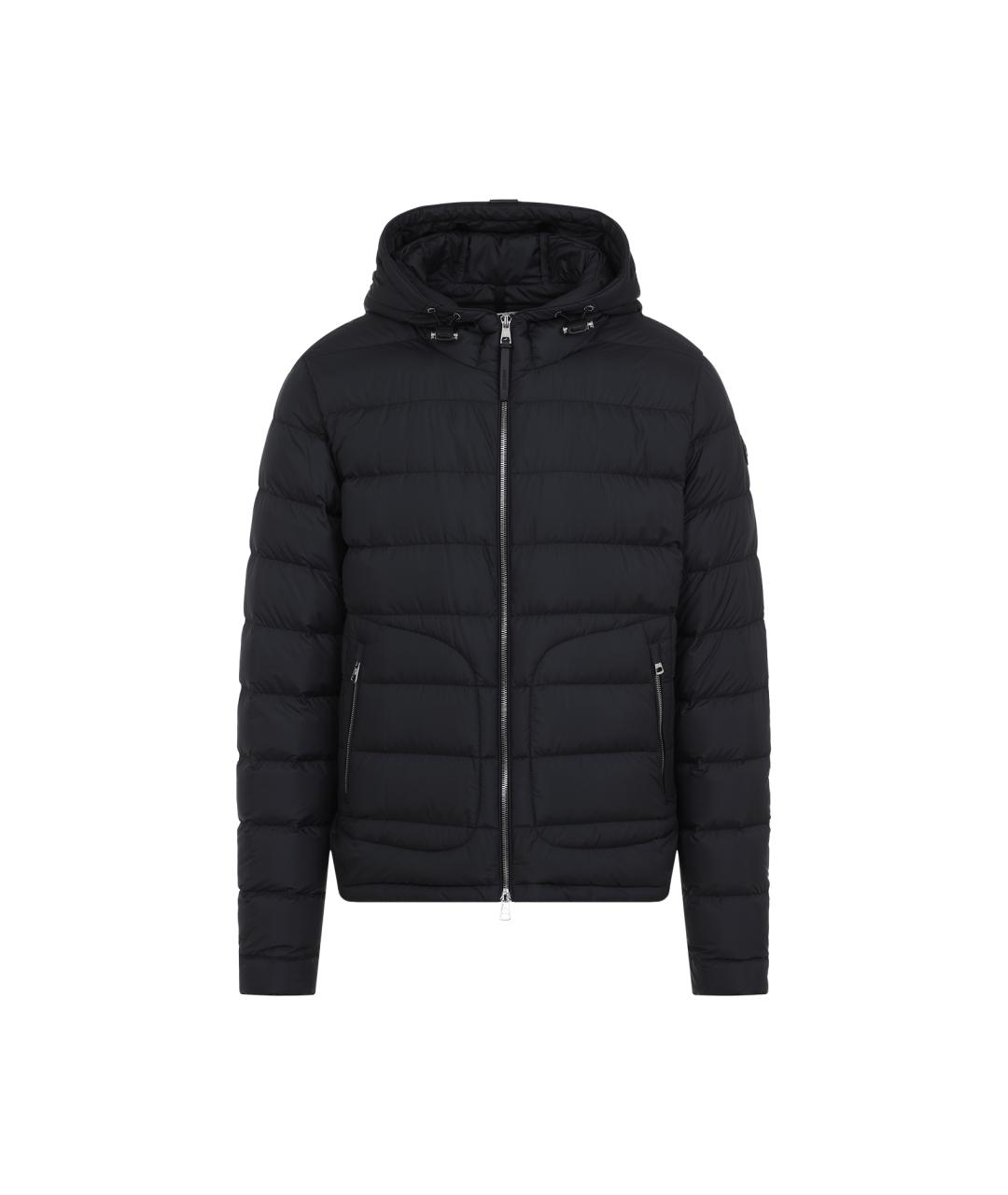 MONCLER Черный пуховик, фото 1