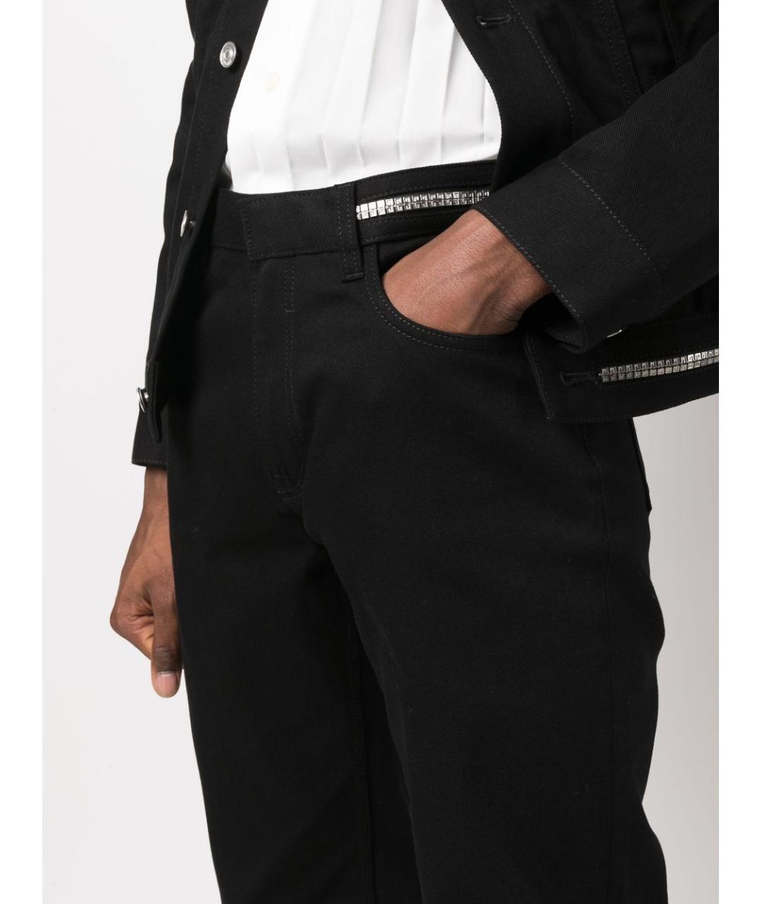 GIVENCHY Черные хлопковые повседневные брюки, фото 5