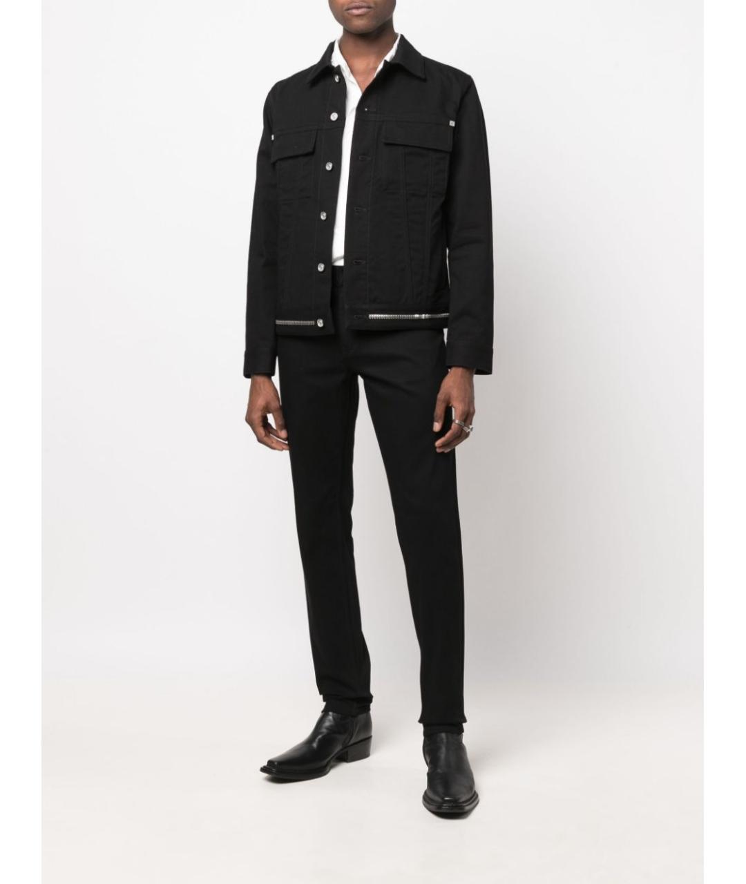 GIVENCHY Черные хлопковые повседневные брюки, фото 2