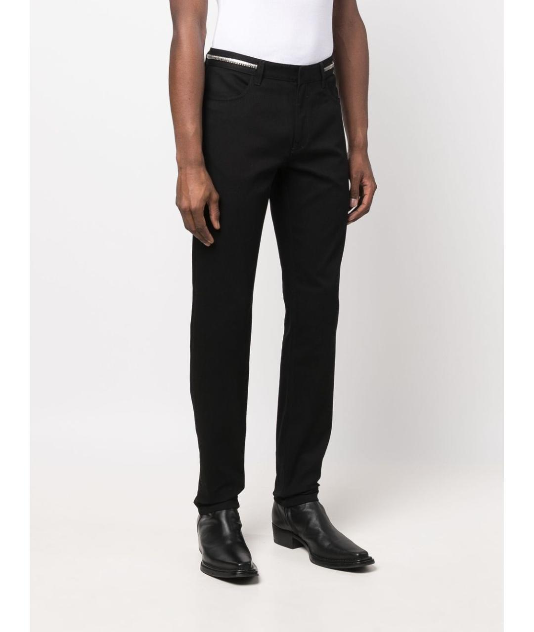 GIVENCHY Черные хлопковые повседневные брюки, фото 3