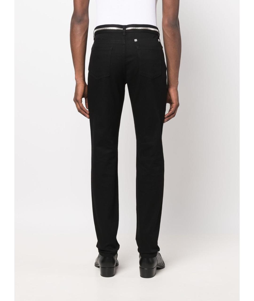 GIVENCHY Черные хлопковые повседневные брюки, фото 4