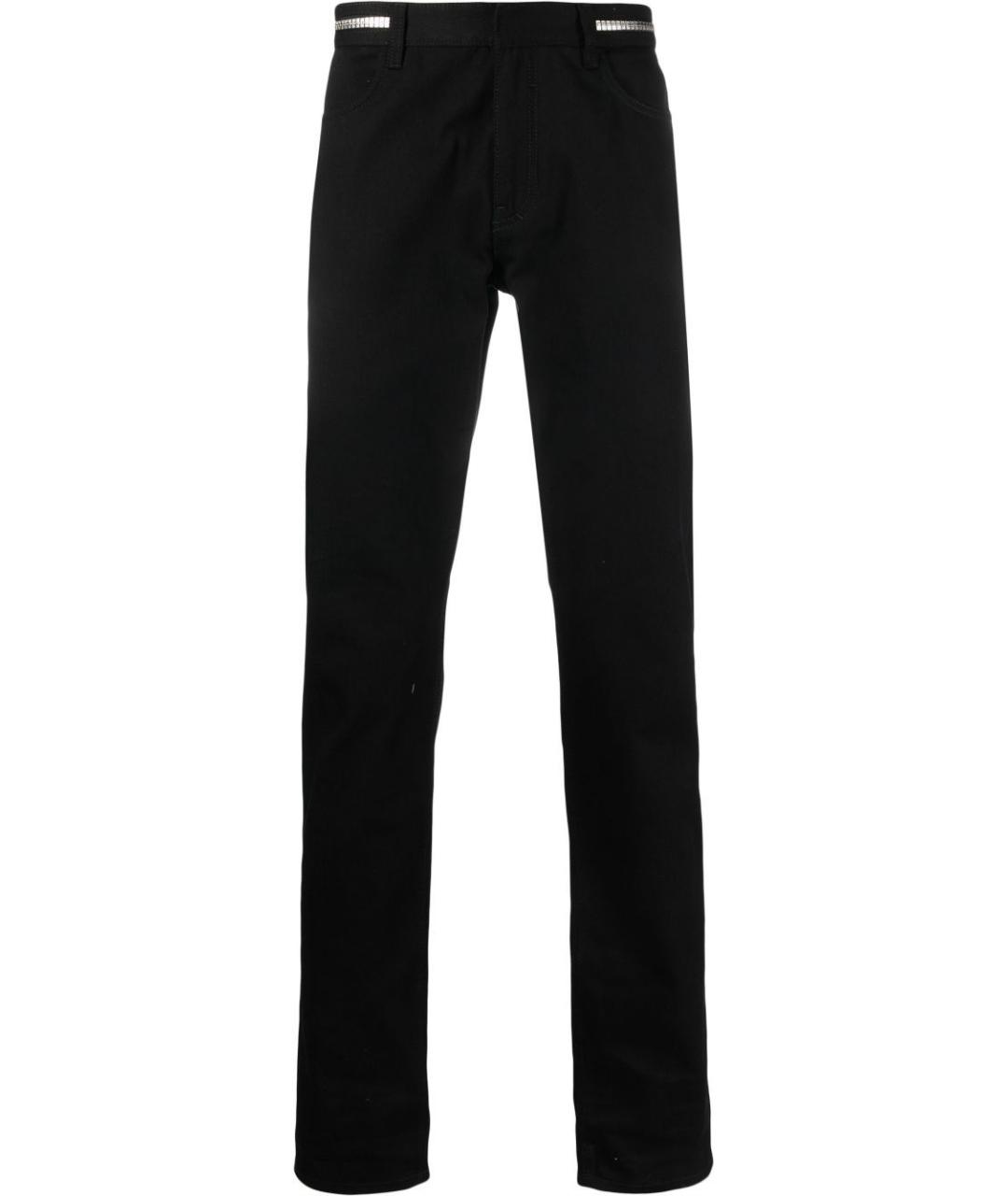 GIVENCHY Черные хлопковые повседневные брюки, фото 1