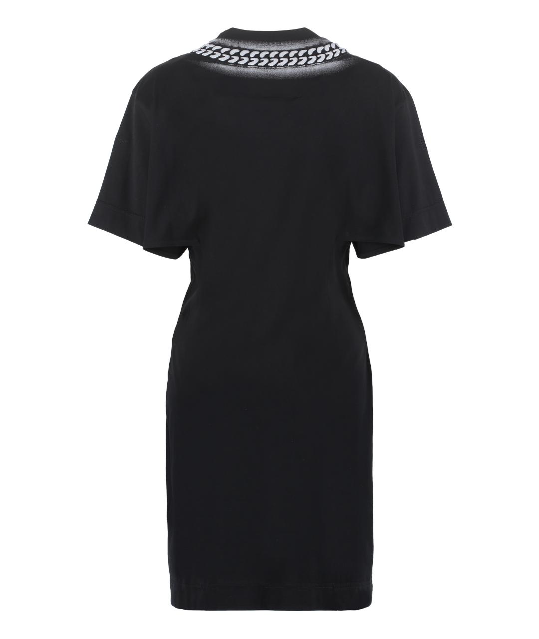 GIVENCHY Черное хлопковое повседневное платье, фото 2