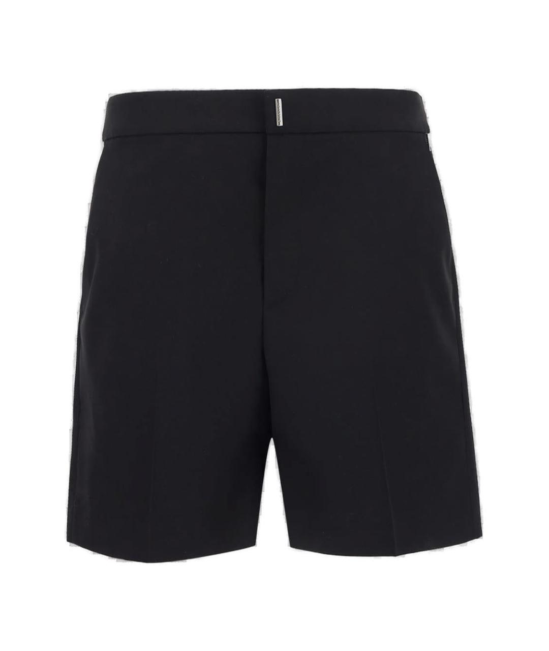 GIVENCHY Черные шерстяные повседневные брюки, фото 1