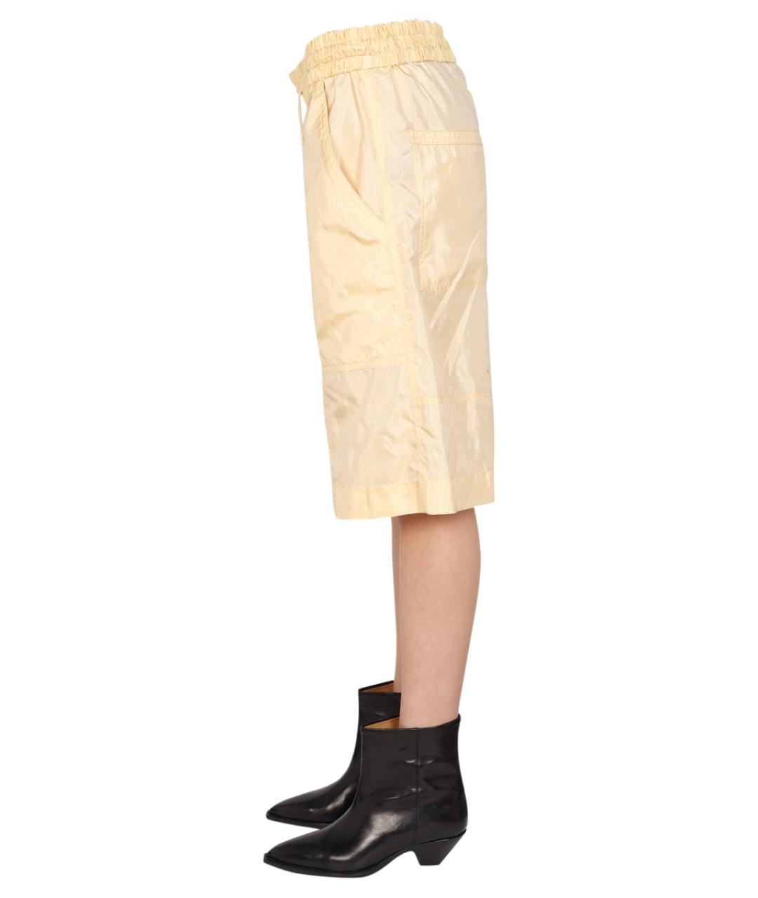 ISABEL MARANT Белые полиамидовые прямые брюки, фото 3
