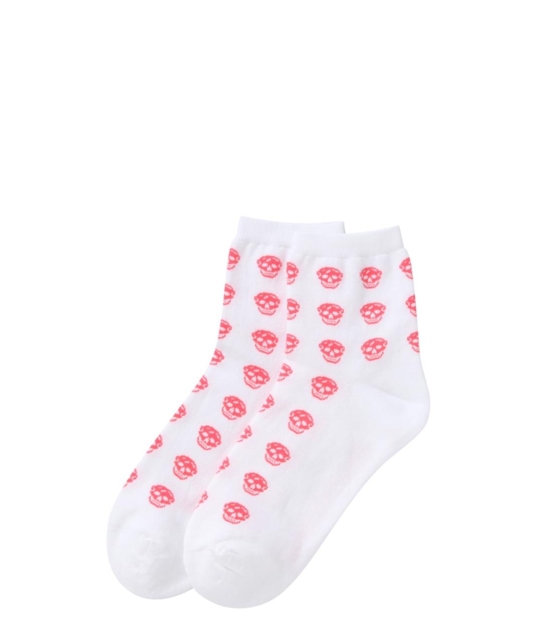 ALEXANDER MCQUEEN Белые носки, чулки и колготы, фото 3