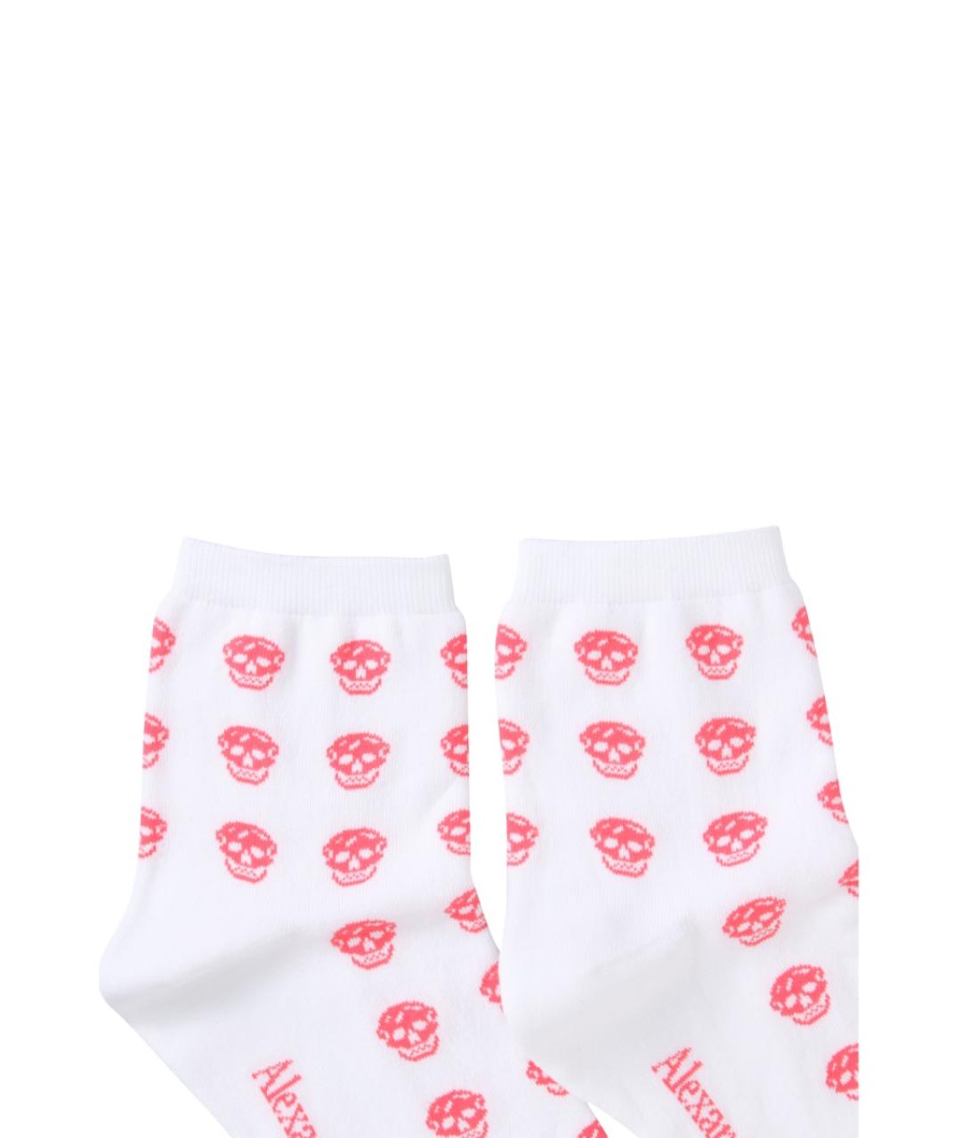 ALEXANDER MCQUEEN Белые носки, чулки и колготы, фото 2