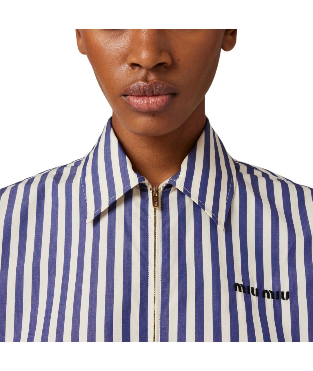 MIU MIU Синяя рубашка, фото 6