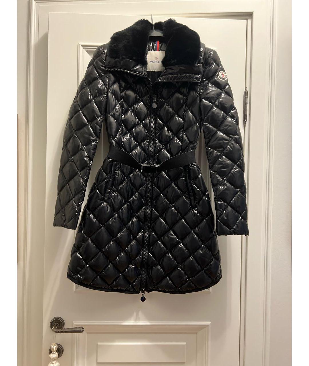 MONCLER Черный пуховик, фото 9