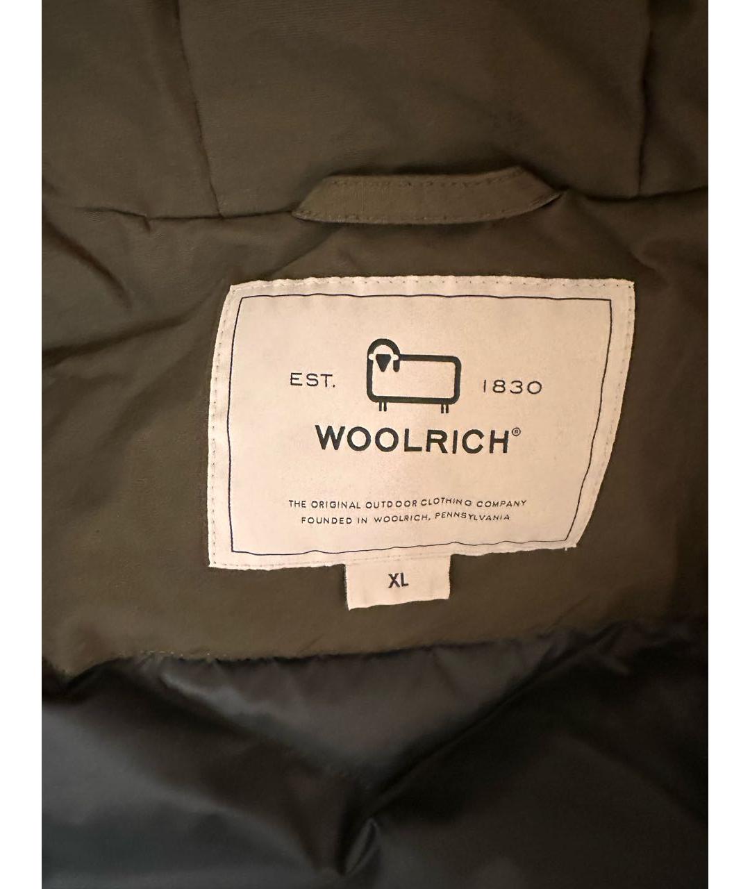 WOOLRICH Хаки хлопковая парка, фото 3