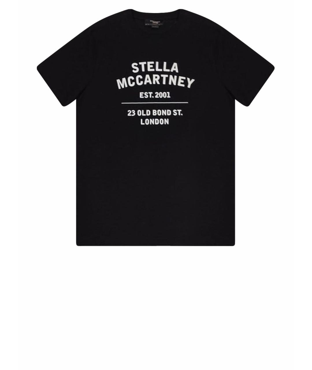 STELLA MCCARTNEY Черная хлопковая майка, фото 1