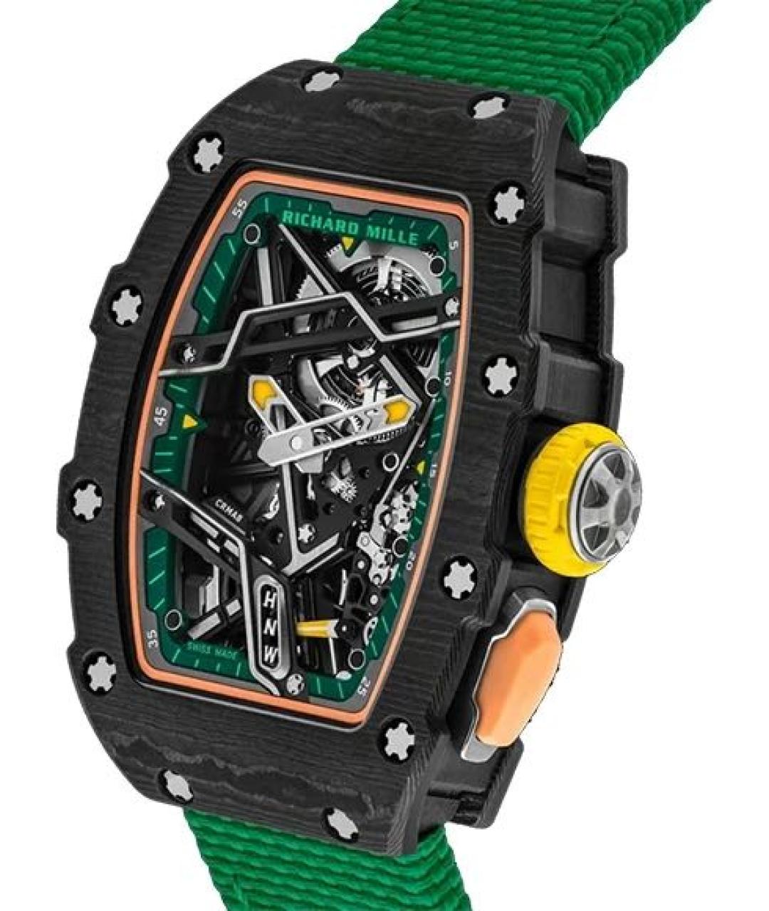 Richard Mille Зеленые карбоновые часы, фото 2