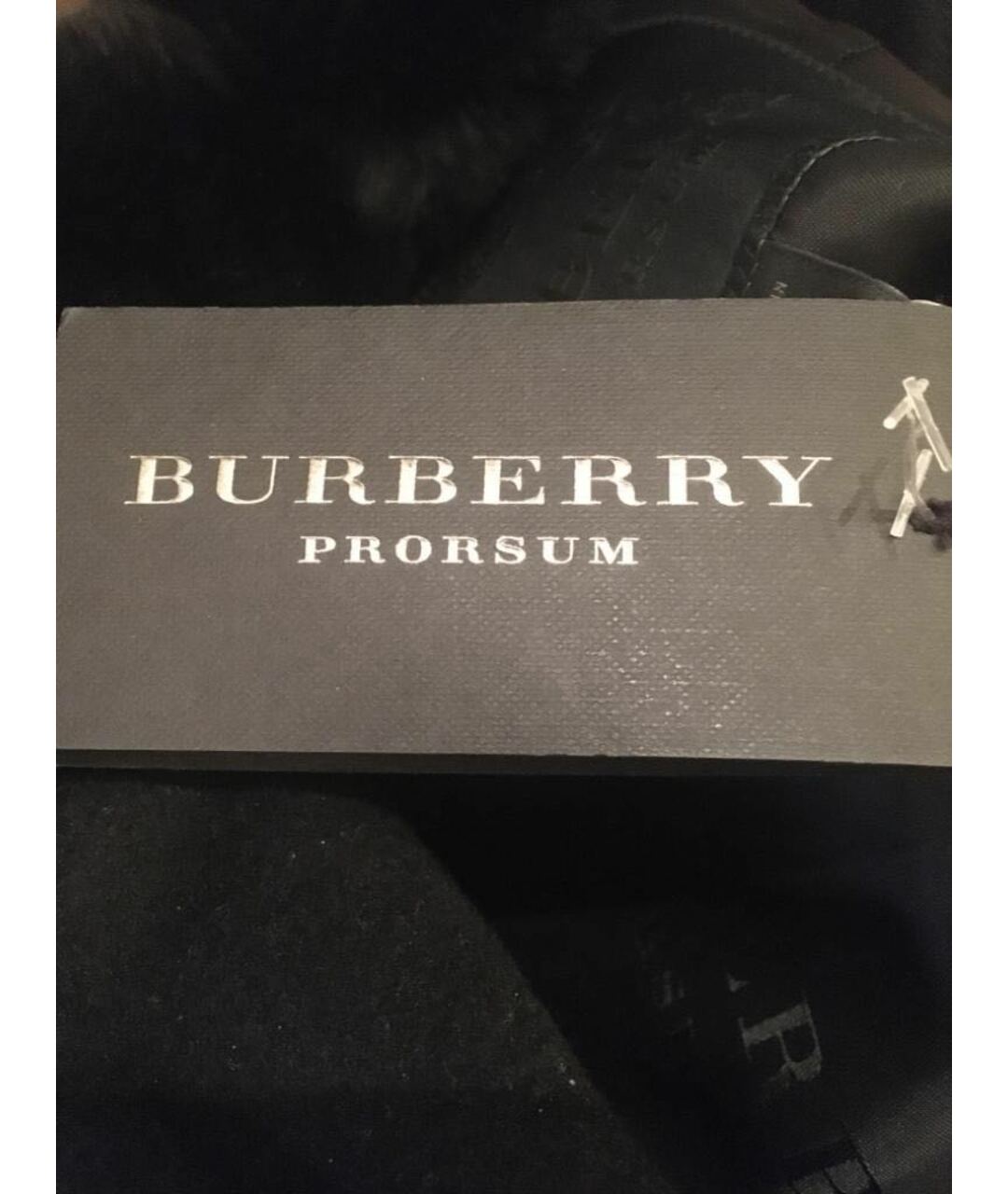 BURBERRY Черное шерстяное пальто, фото 4