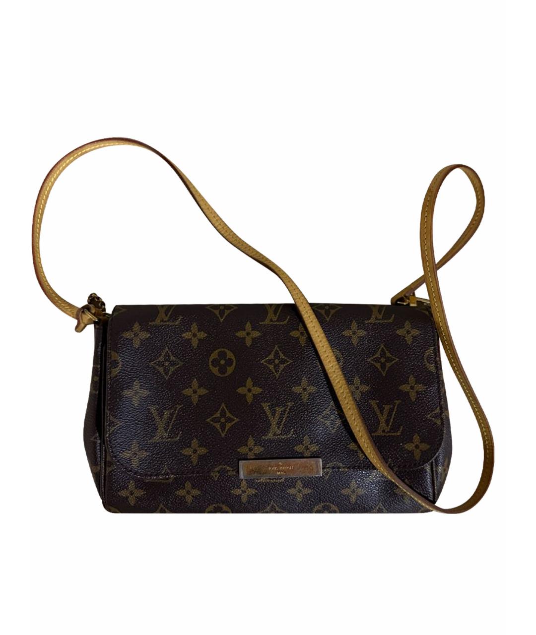 LOUIS VUITTON Коричневая сумка через плечо, фото 1