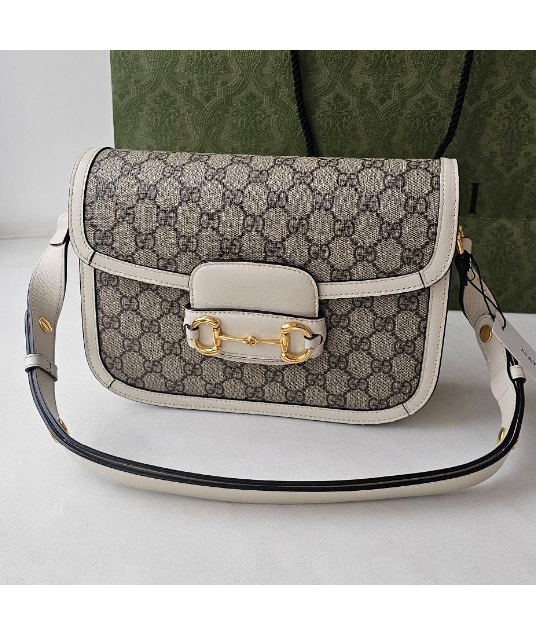 GUCCI Белая сумка через плечо, фото 10