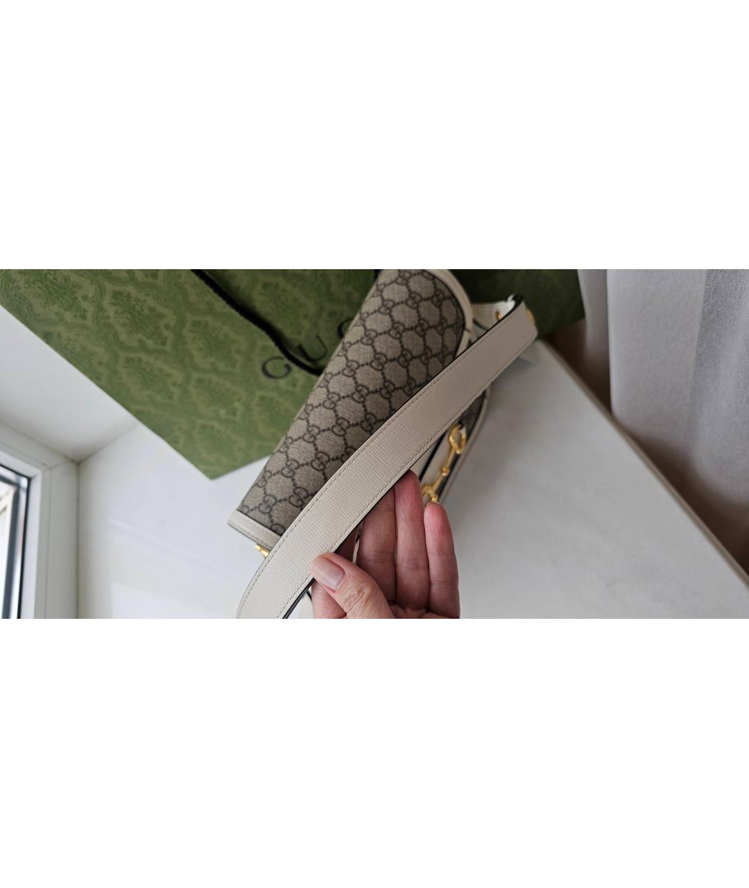 GUCCI Белая сумка через плечо, фото 8