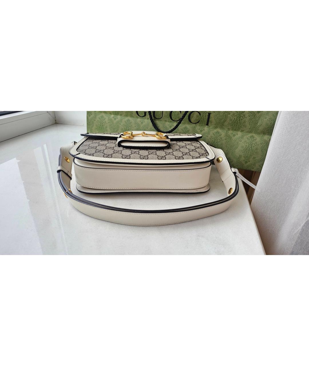 GUCCI Белая сумка через плечо, фото 6