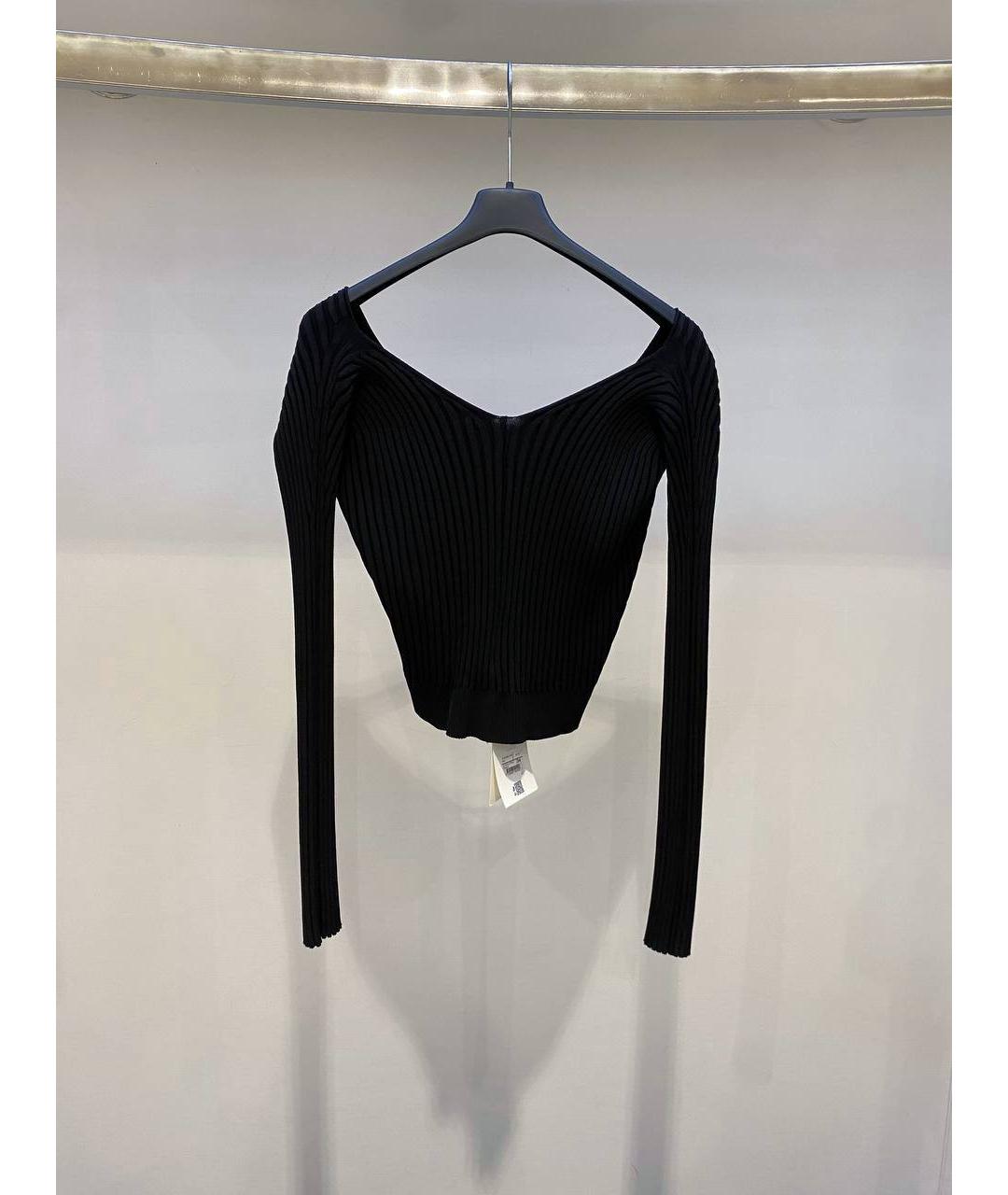 JACQUEMUS Черный кардиган, фото 4