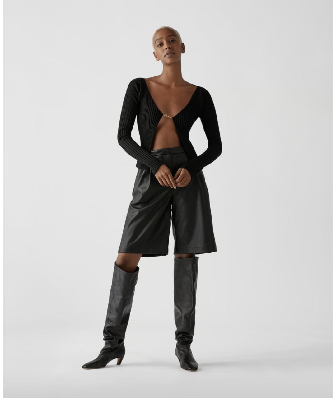 JACQUEMUS Черный кардиган, фото 2