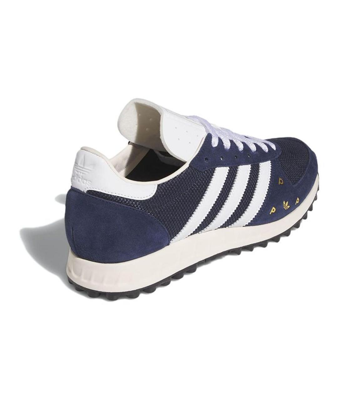 ADIDAS Синие замшевые низкие кроссовки / кеды, фото 4